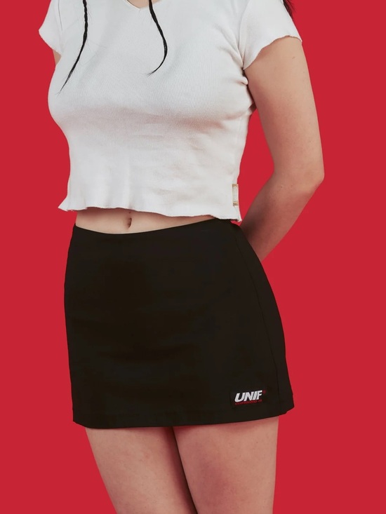 UNIF Dresses & Skirts - UNIF O-Ren Black Mini Skirt